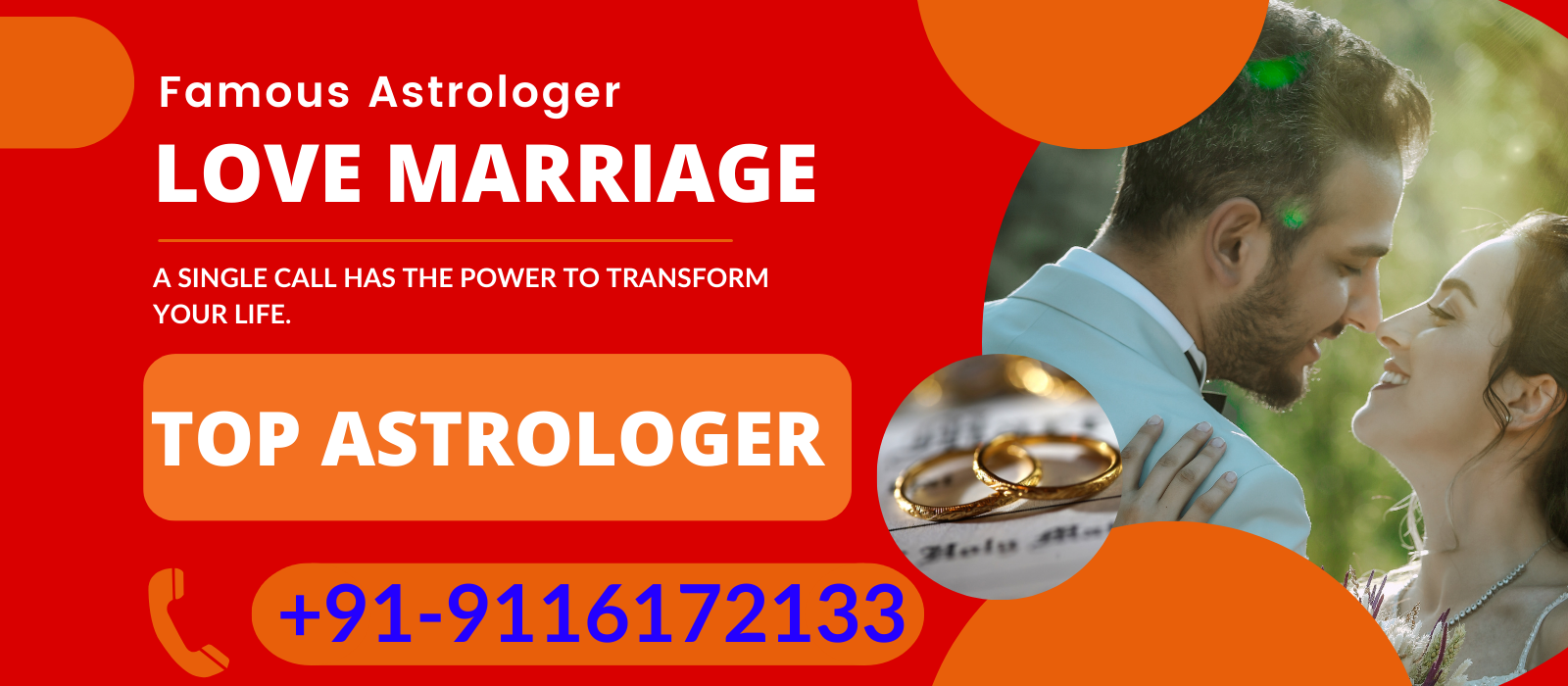 World Famous Top Astrologer +91-9116172133